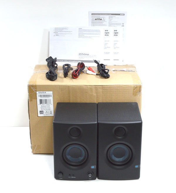 ★新品同様！PreSonus プレソナス Eris E3.5 モニター スピーカー ペア セット 箱付！★