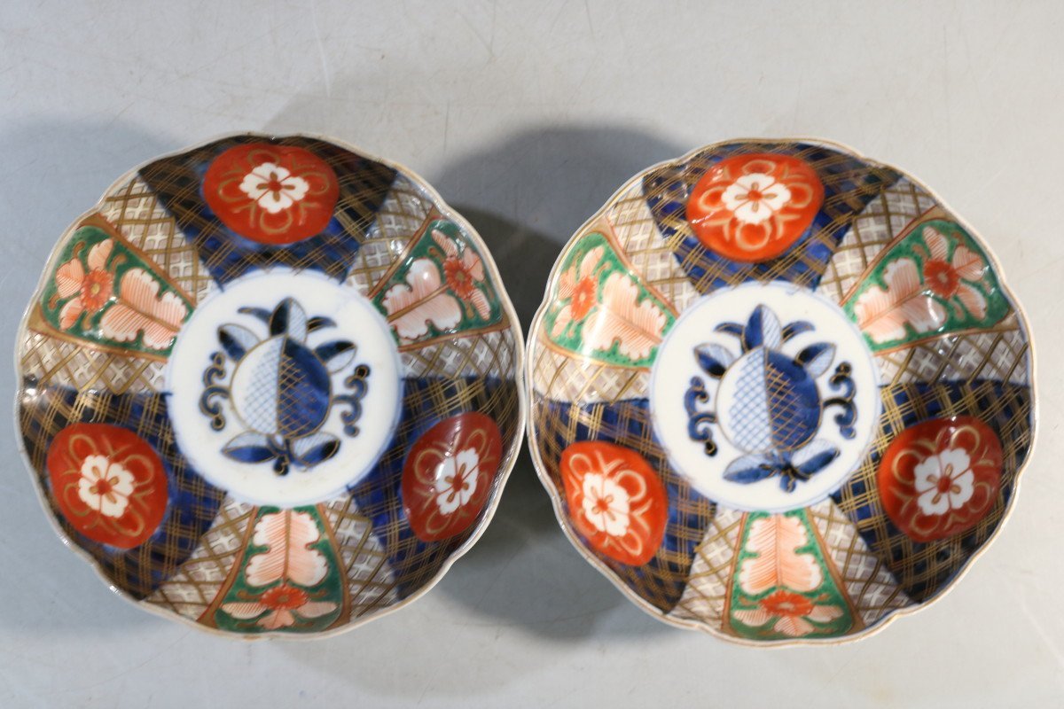 古伊万里　なます皿　五客セット　色絵　赤 2025年最新Yahoo!オークション T079 伊万里色絵なます皿5枚