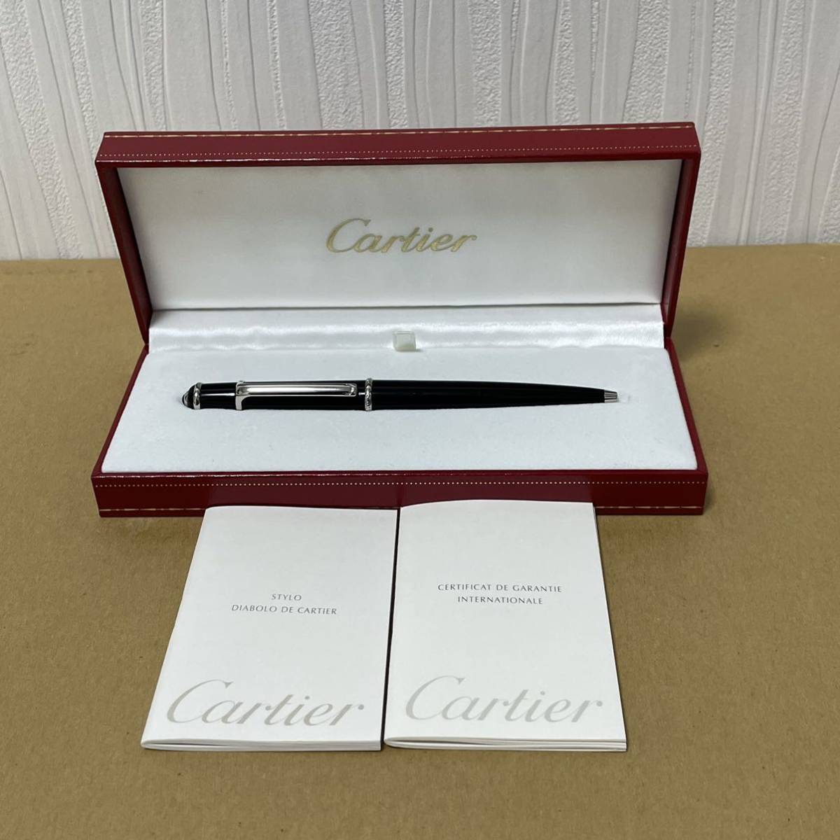 1円スタート】カルティエ Cartier ディアボロ ボールペン カルティエ