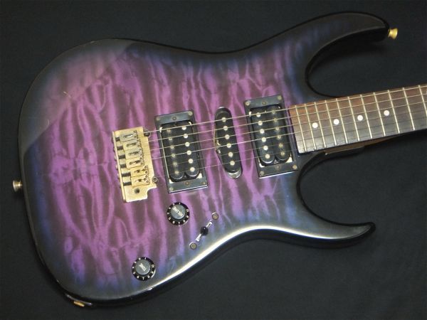 日本製 Ibanez RX185GQ キルトメイプル風トップ ゴールドパーツ