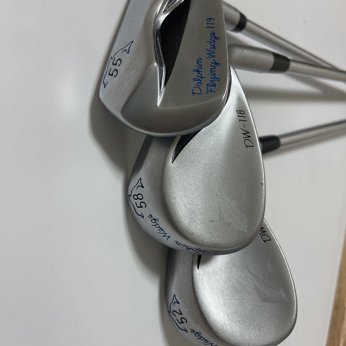 キャスコ ドルフィンウェッジ 52 58 ドルフィンフライングウェッジ セット 中古 美品 冬芝に最適