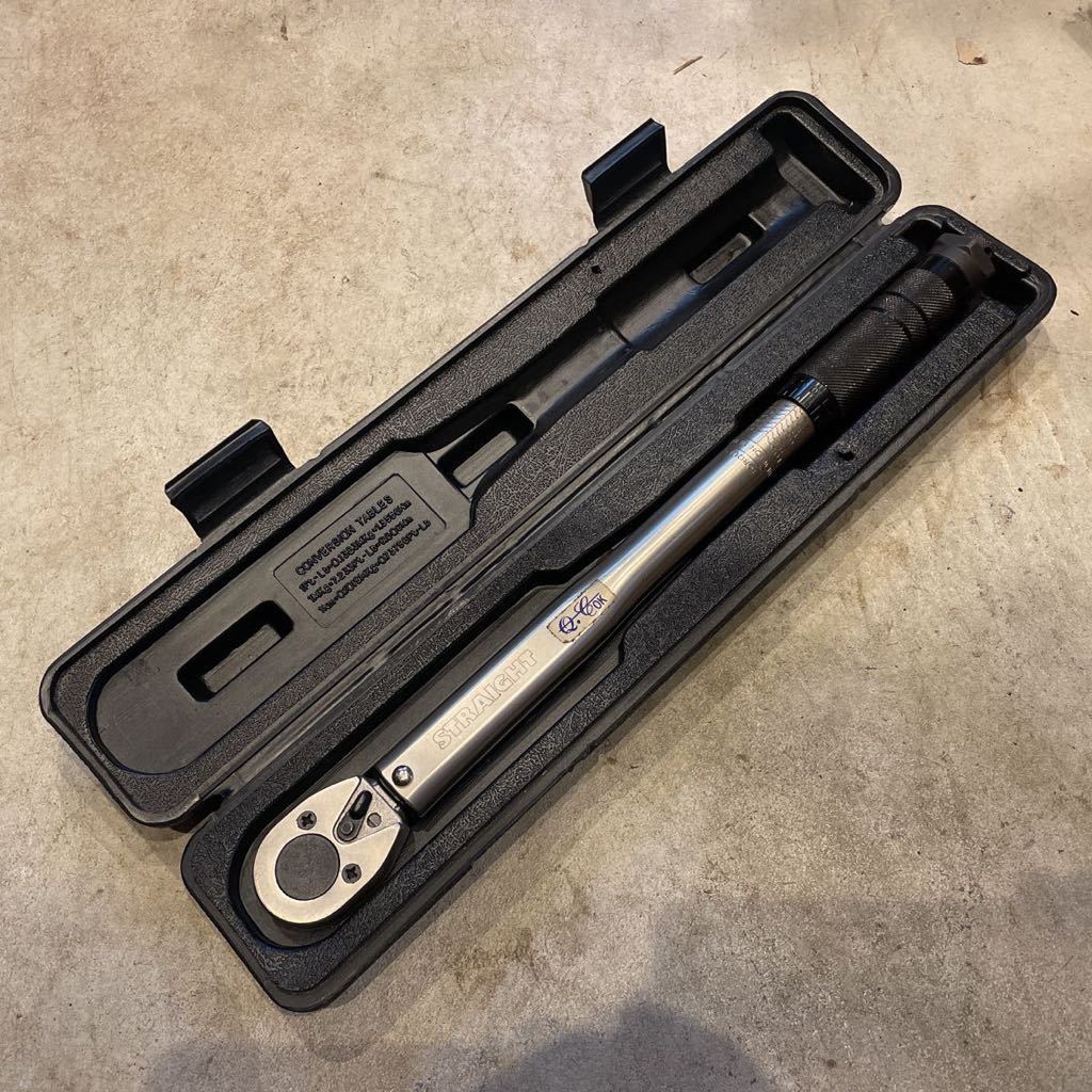 ストレート　トルクレンチ プリセット　3/8