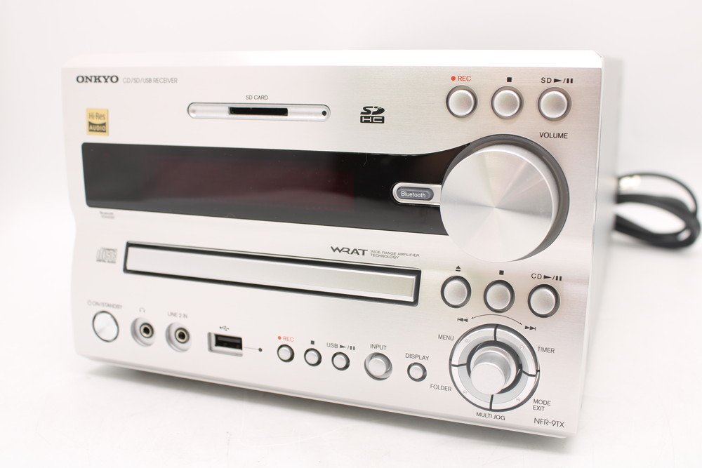 良品 ONKYO NFR-9TX CD/SD/USB/Bluetooth リモコン付き レシーバー
