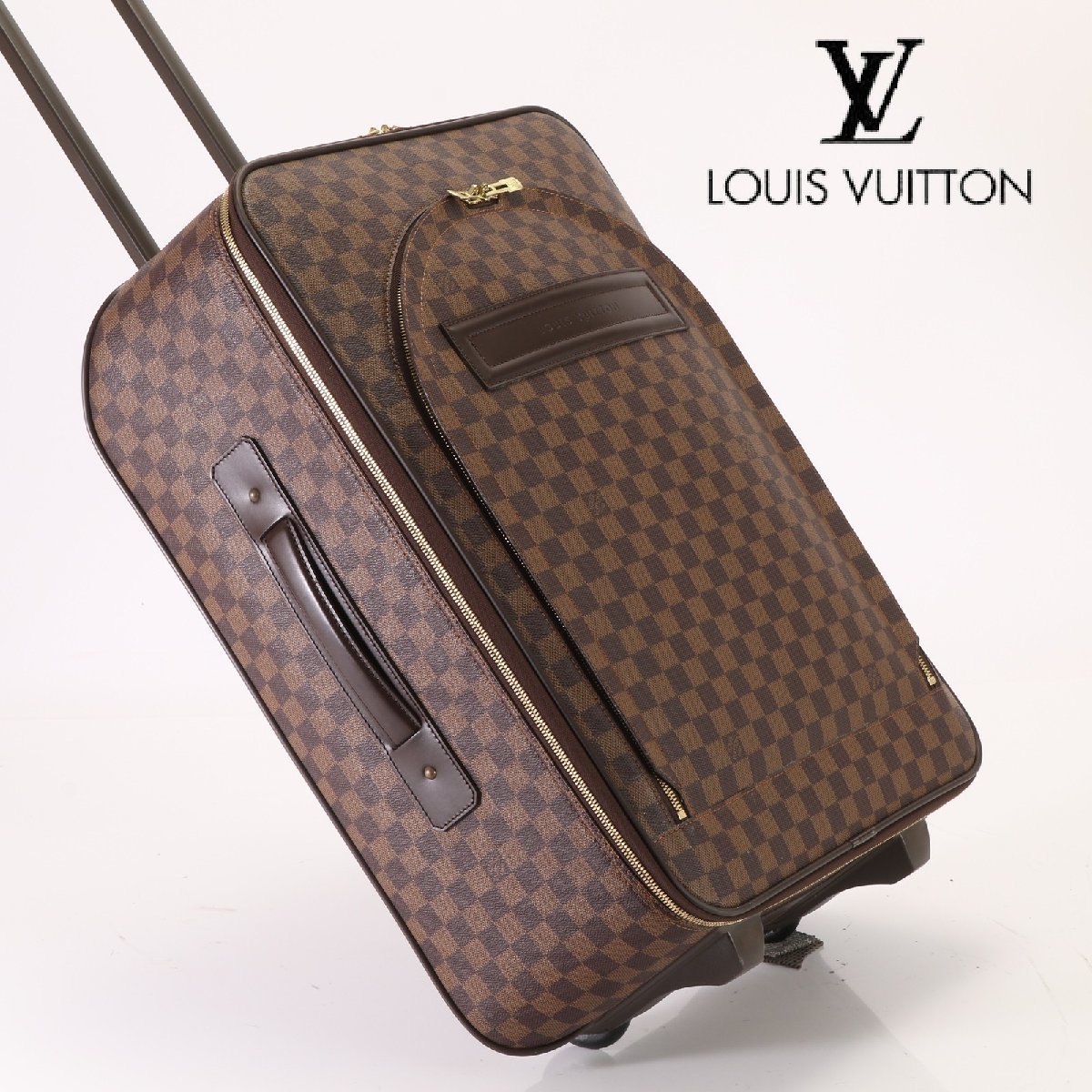 LOUIS VUITTON 【美品】ダミエ キャリーバッグ ぺガス55（1円□極美品 