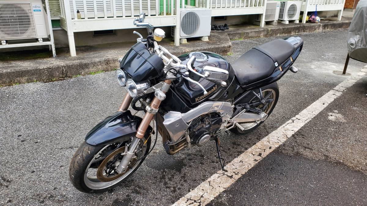KAWASAKI XANTHUS ザンザス 部品取車 書類有り カスタム 倒立 スイング 