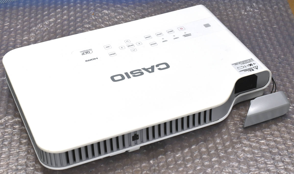 1円スタート (光源使用時間短め 6H) カシオ CASIO XJ-A247 プロジェクター 2500ルーメン 1chip DLP 方式 WXGA HDMI リモコン付属(管:C4-14