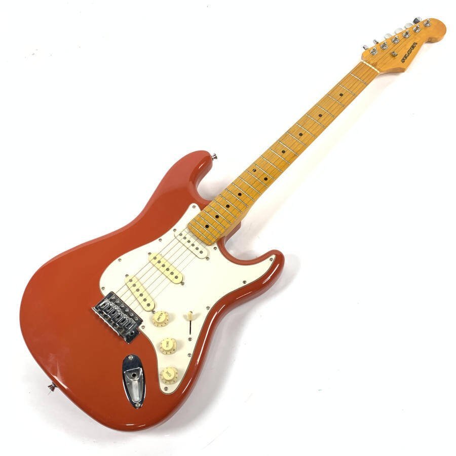 SELDER セルダー ストラトタイプ エレキギター オレンジ系★ジャンク品