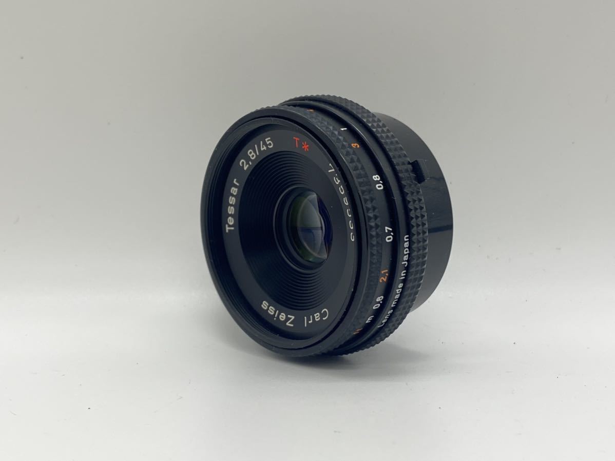 aw◇ Carl Zeiss Tessar F2.8 45mm 7359533 フィルムカメラ レンズ 中古品 ゼニス 同梱可