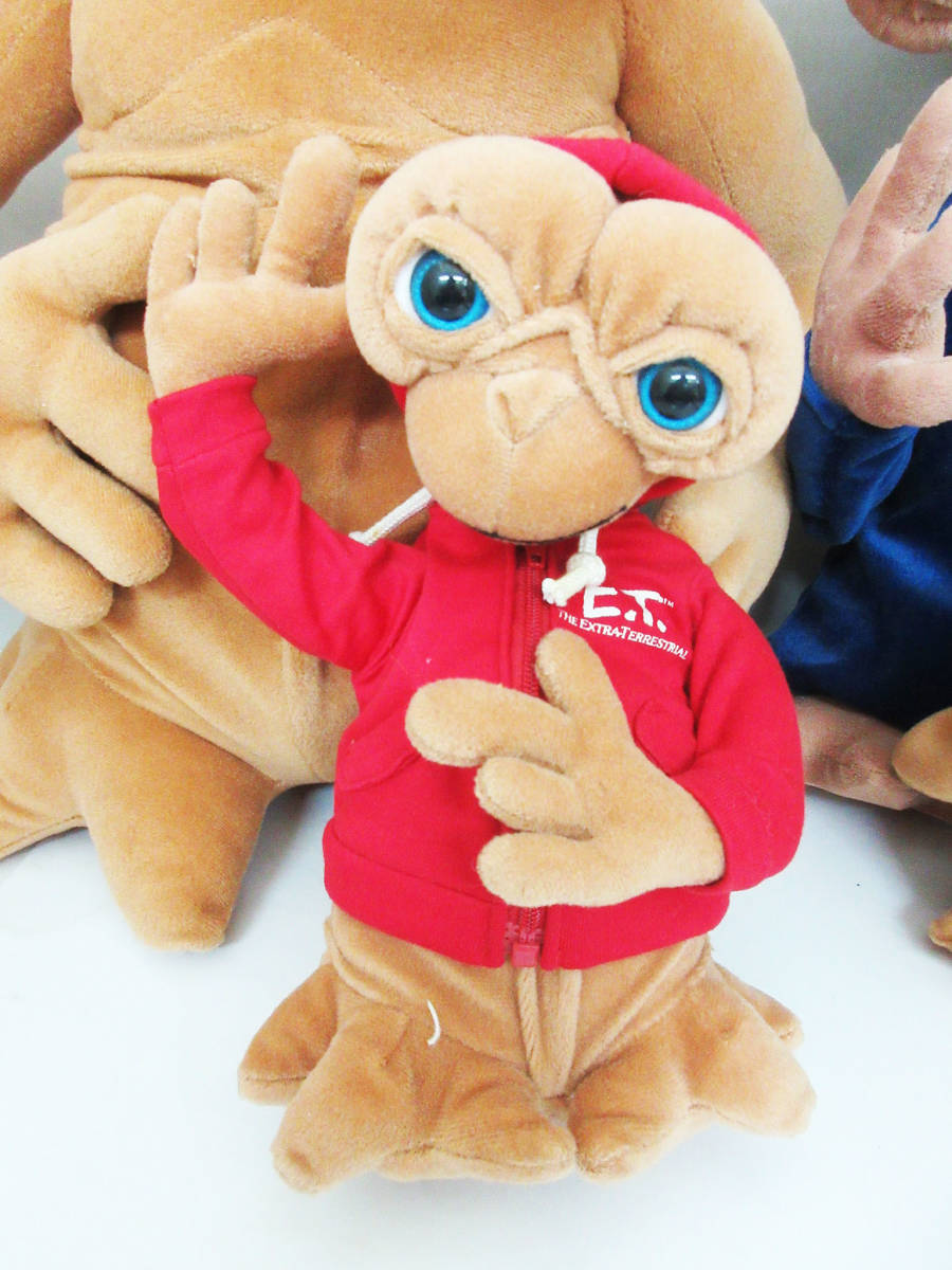 F5257【ET USJ ぬいぐるみ】4体セット☆E.T. イーティー☆ユニバーサル  