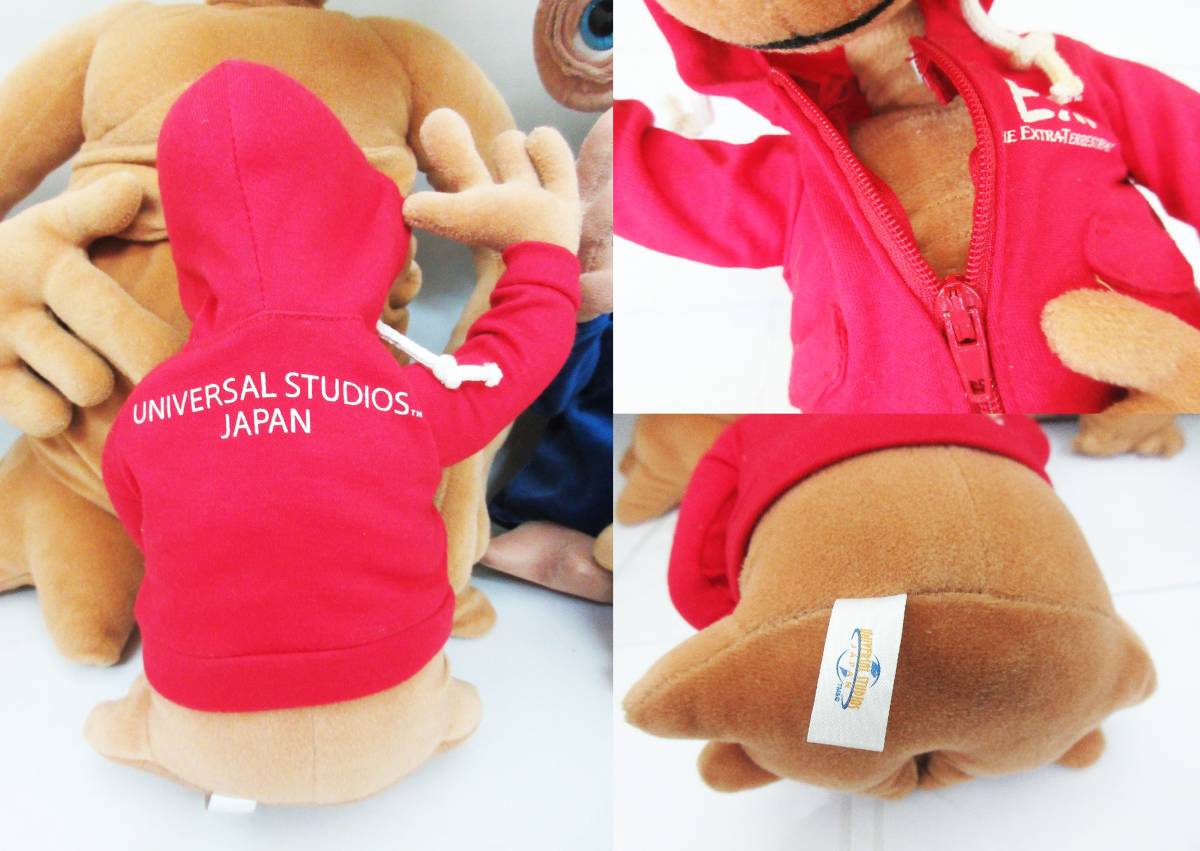 F5257【ET USJ ぬいぐるみ】4体セット☆E.T. イーティー☆ユニバーサル  