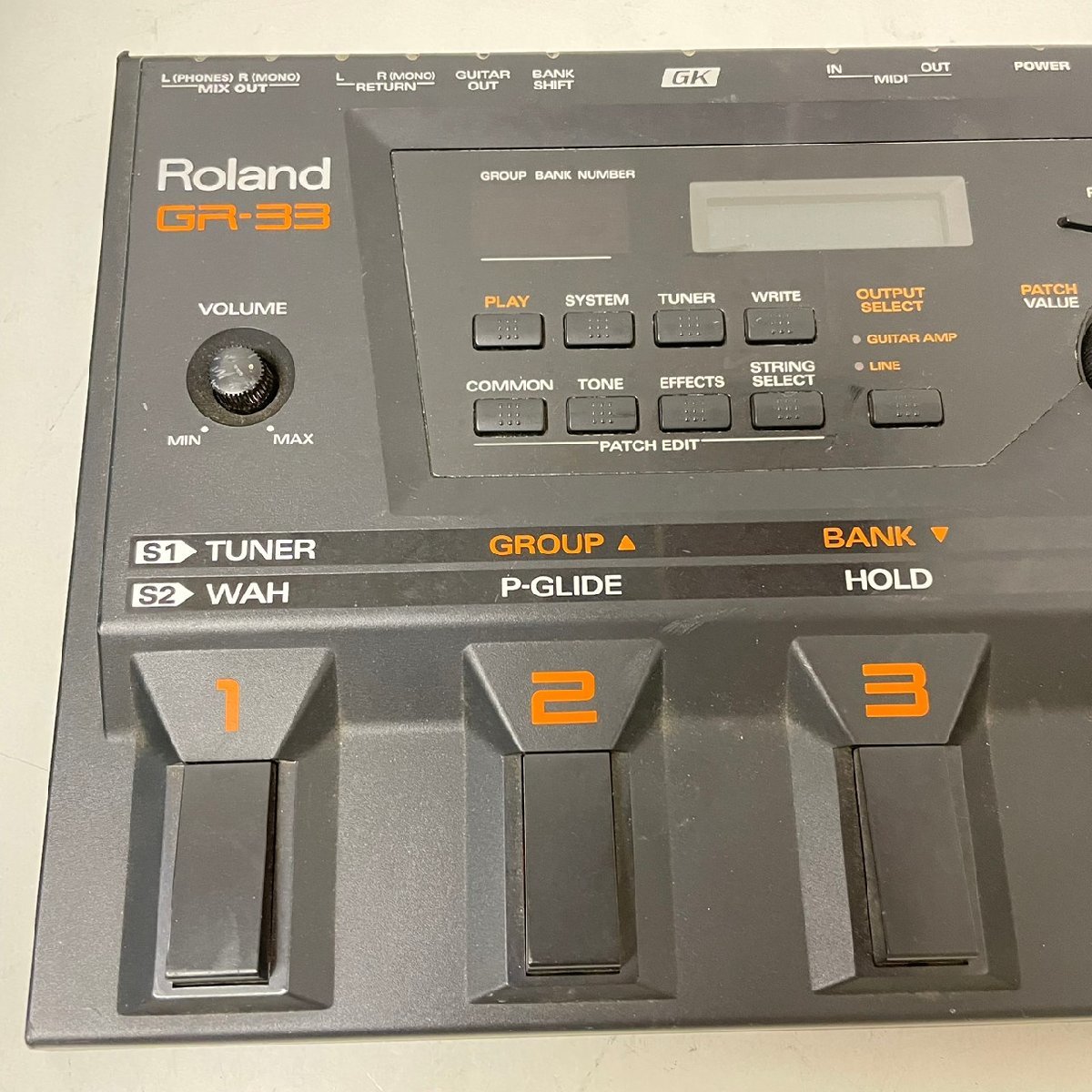 Roland GR-33 ギターシンセサイザー　本体　アダプタ Roland GR-33 ギターシンセサイザー アダプター無し 3014 【公式通販】