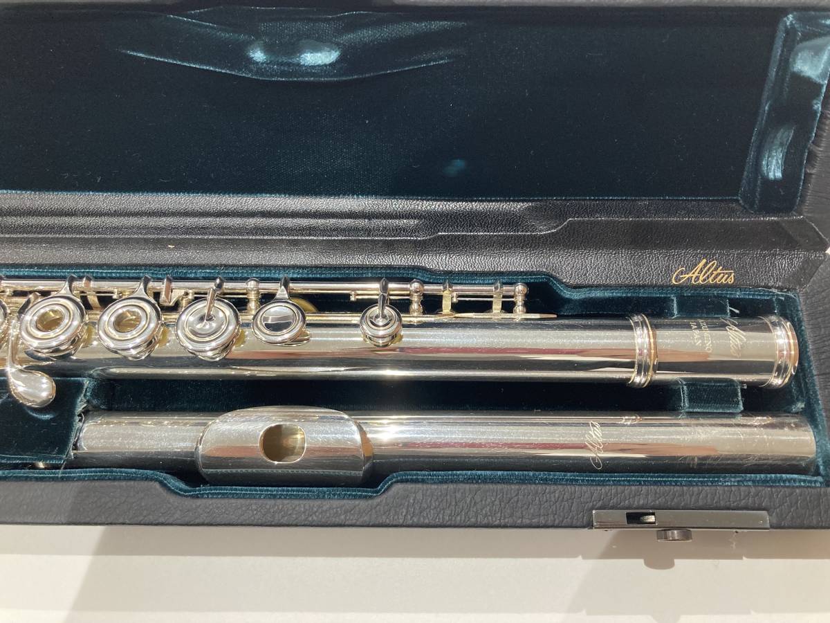 Altus アルタス A907RE フルート オフセット リングキイ 頭部管 銀製