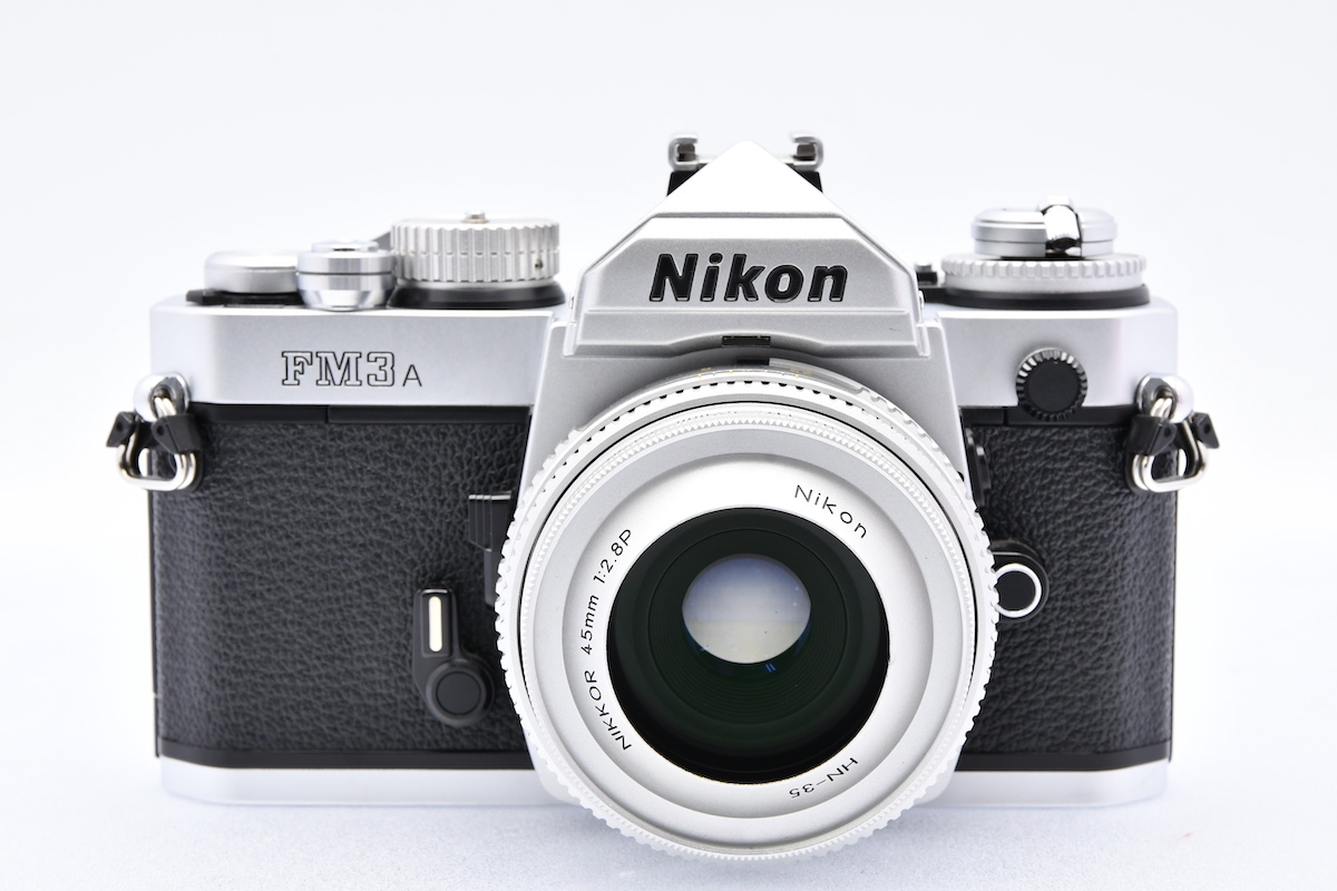 Nikon FM3A シルバー + AI-S NIKKOR 45mm F2.8P ニコン MF一眼レフ