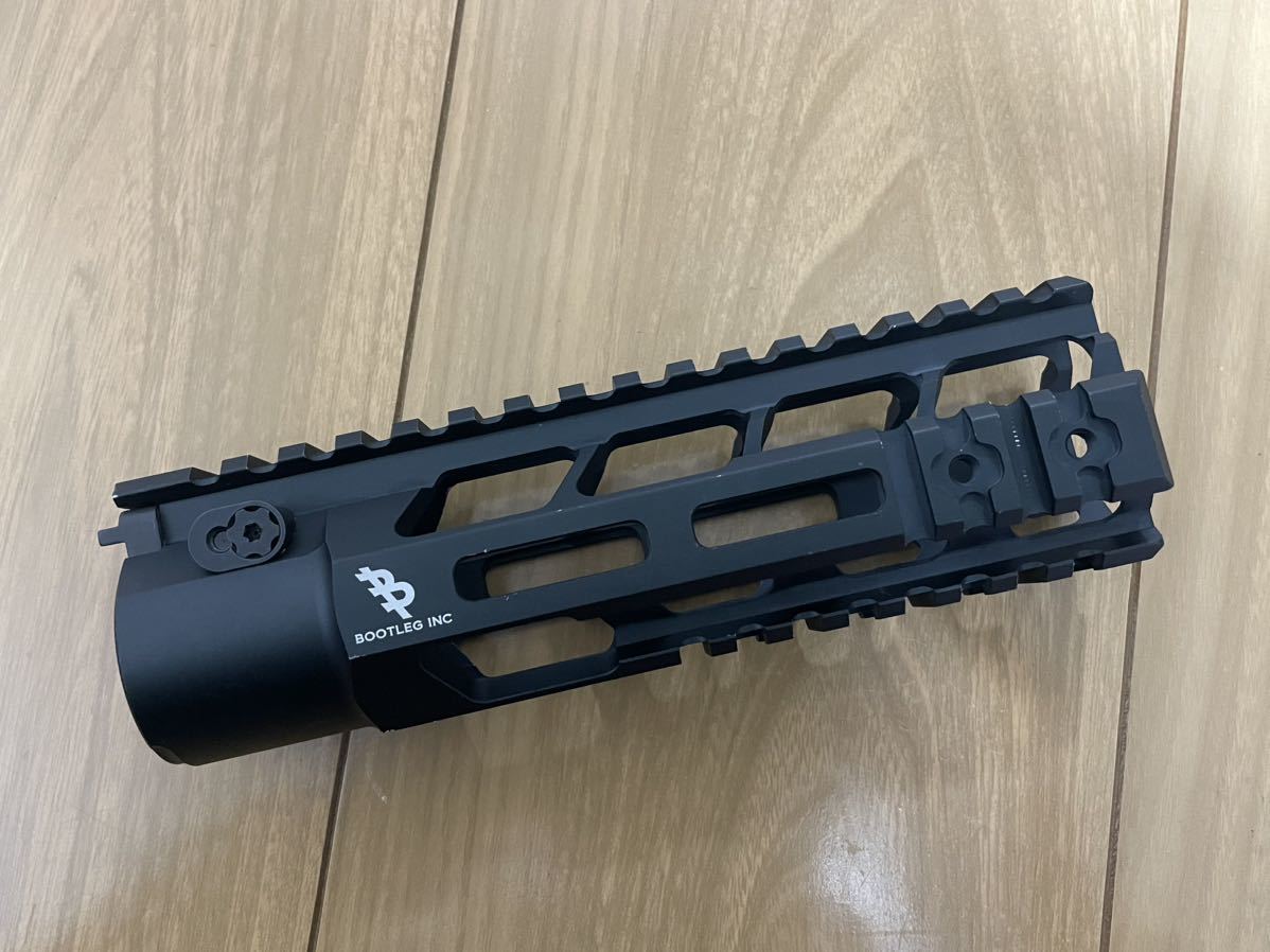 BOOTLEG ハンドガード ブラック ptw トレポン IRON AIRSOFT BOOTLEG