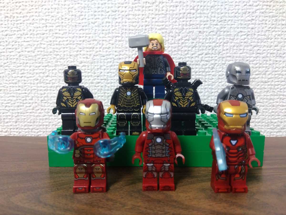 レゴ　ミニフィグ　スーパーヒーローズ　マイティ・ソー　アイアンマン　美品
