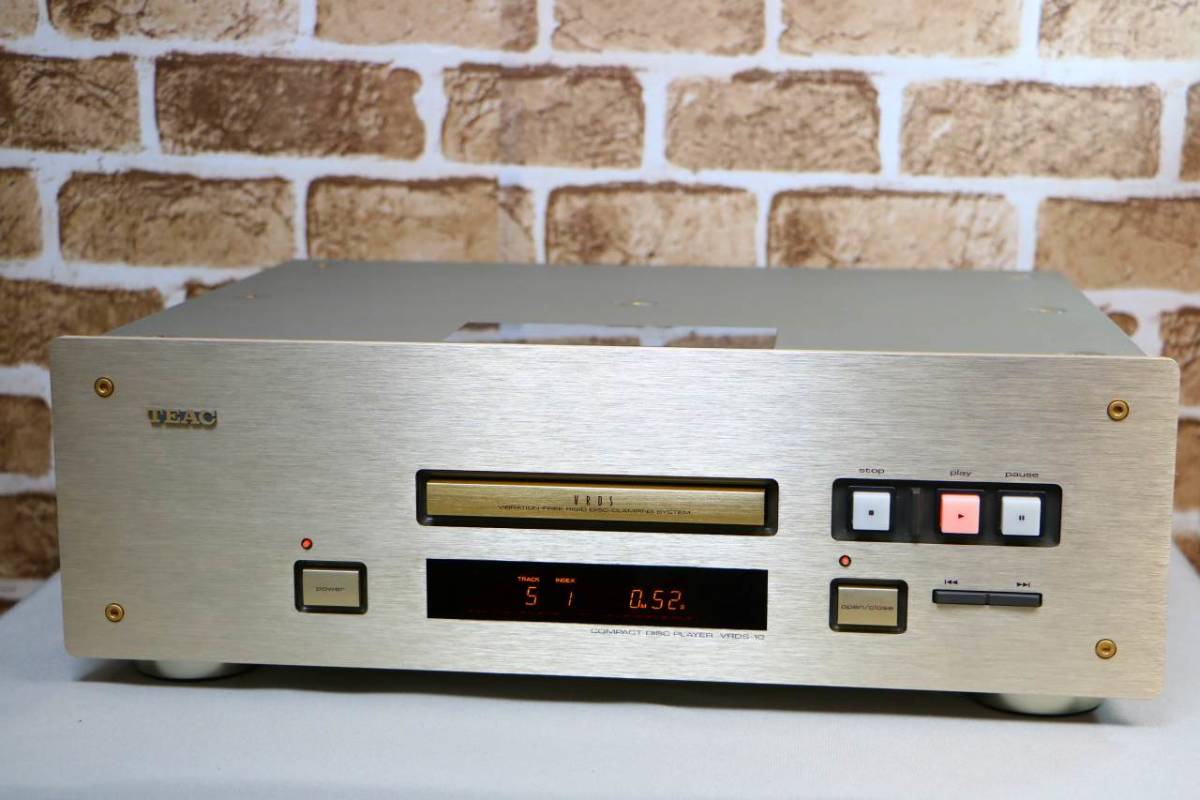 【お得，限定セール】 TEAC ティアック VRDS-10 CDプレーヤー VRDSメカニズム搭載機 正常(一般)｜売買されたオークション情報、yahooの商品情報をアーカイブ公開 - オークファン 一般
