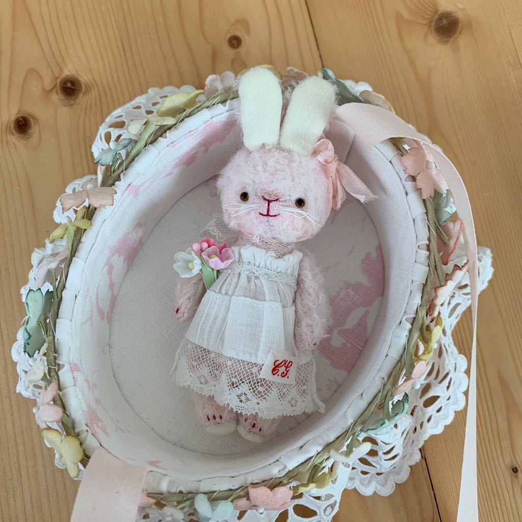 人気作家様 うさぎ ぬいぐるみ テディベア アーティストベア テディ