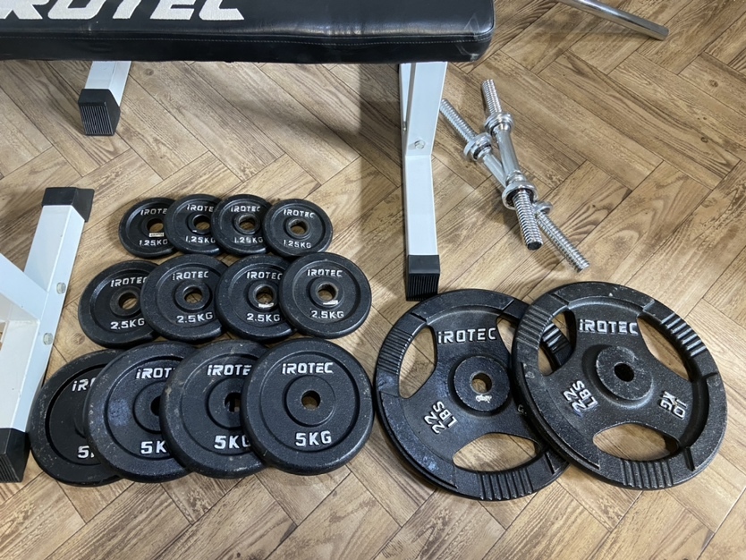 iROTEC アイロテック ベンチプレスセット セーフティラック付き