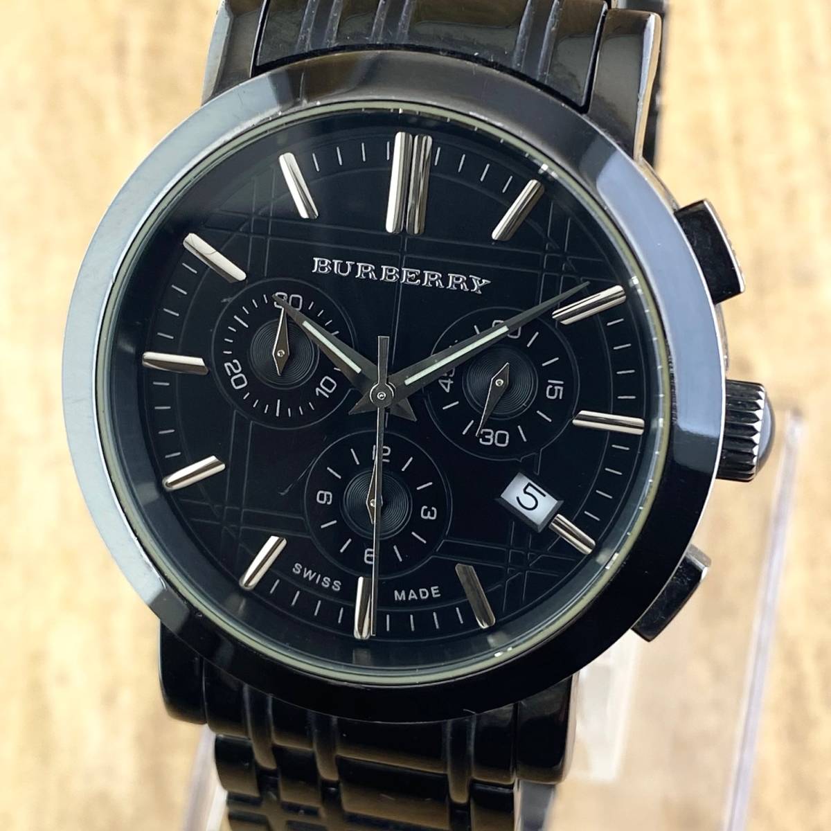 人気定番，定番人気 【1円〜】BURBERRY バーバリー 腕時計 メンズ