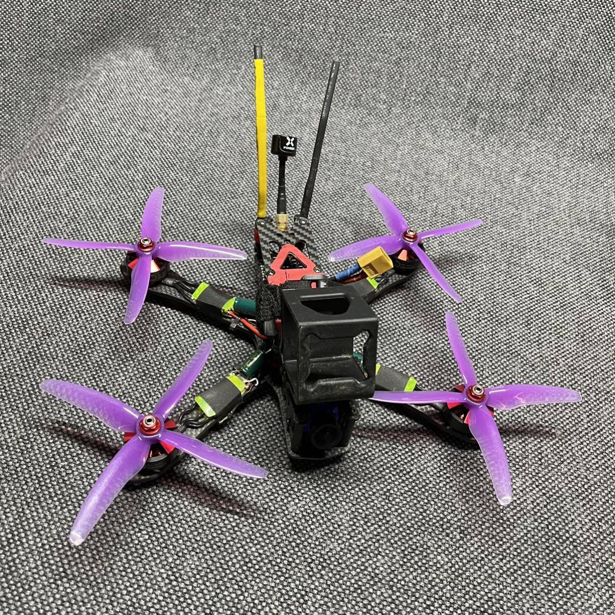 即飛行】FPVドローン 5インチ 自作 4セル ゴーグル プロポ スターター 