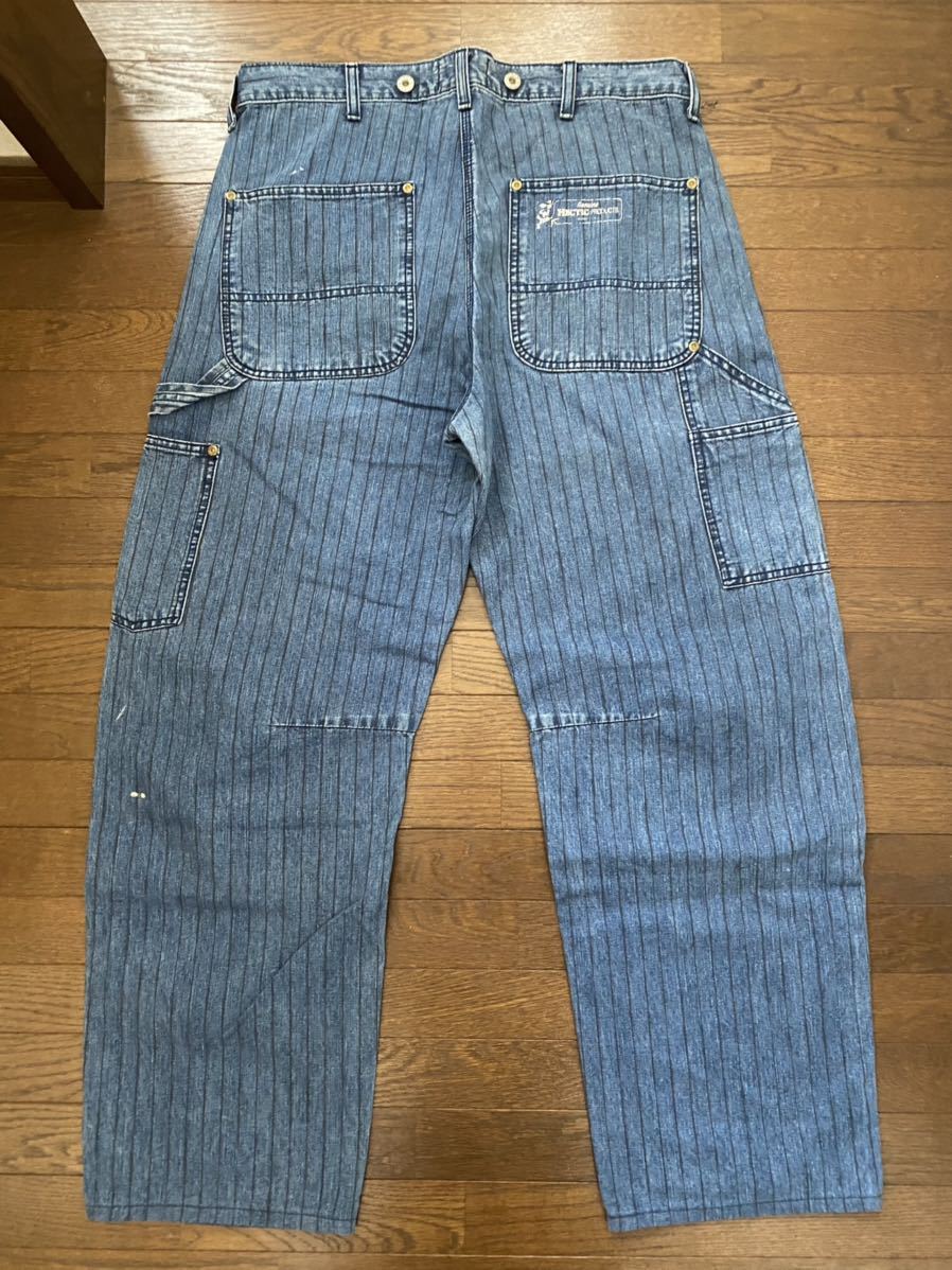 初期 HECTIC リアルマッドヘクティク ヒッコリー ペインターパンツ 