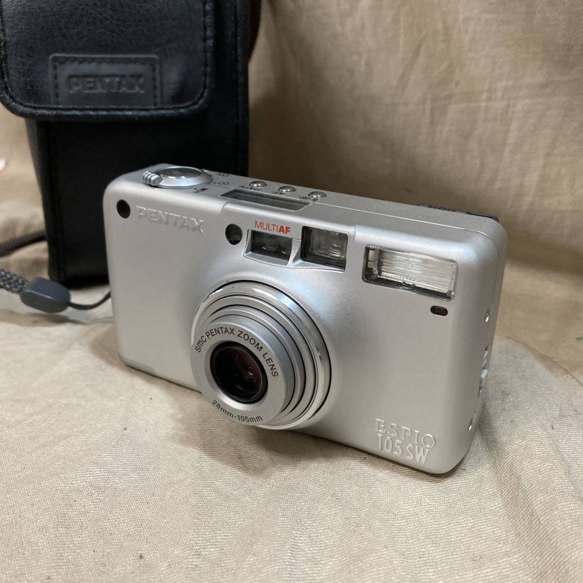 T2556 1円スタート 動作確認 PENTAX ESPIO 105SW ペンタックス エスピオ コンパクトカメラ フィルムカメラ 28mm ...