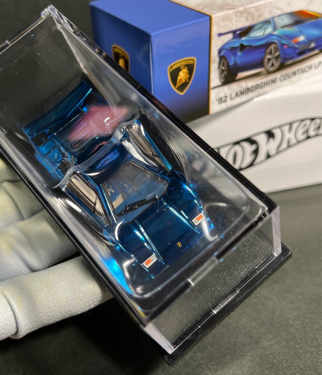 HW未使用品 2023 RLC レッドライン限定 Blue '82 Lamborghini Countach