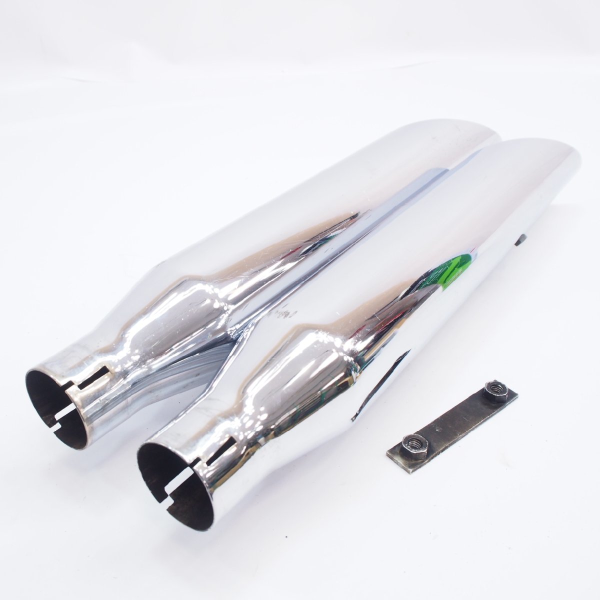 ハーレーダイナFXD クロームワークス3インチスラッシュカット