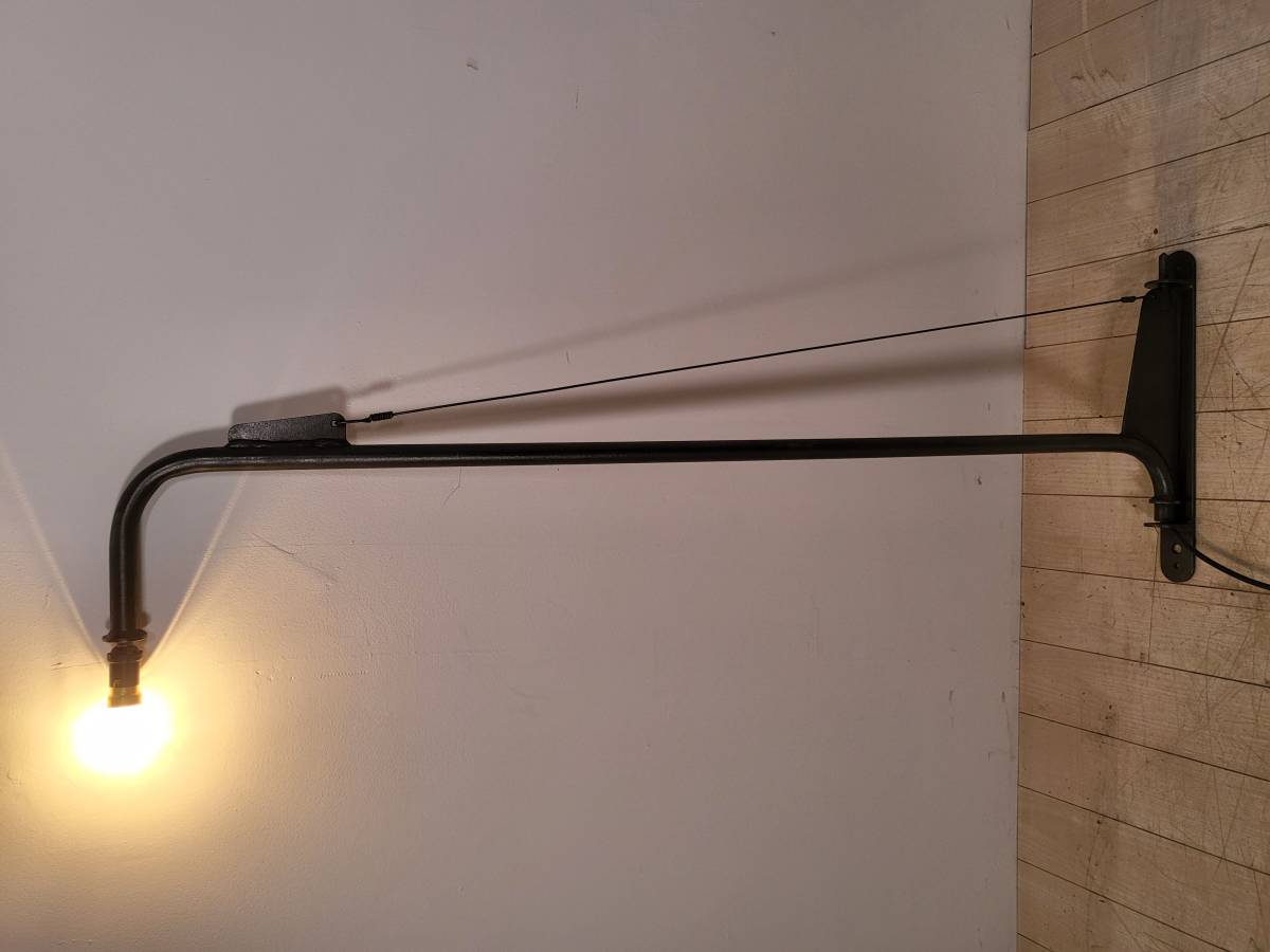 フランス アンティーク Jean Prouve potence lamp Swing-Jib ランプ 
