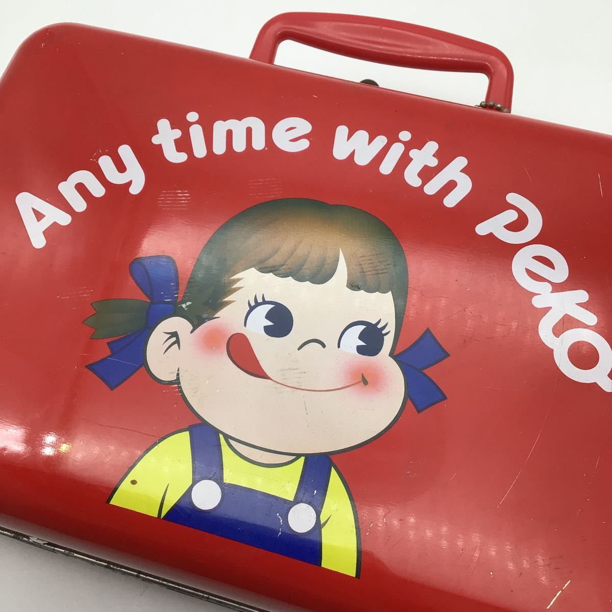 不二家 FUJIYA ペコちゃん ミルキー 缶 ケース レトロ 空き缶 お菓子 
