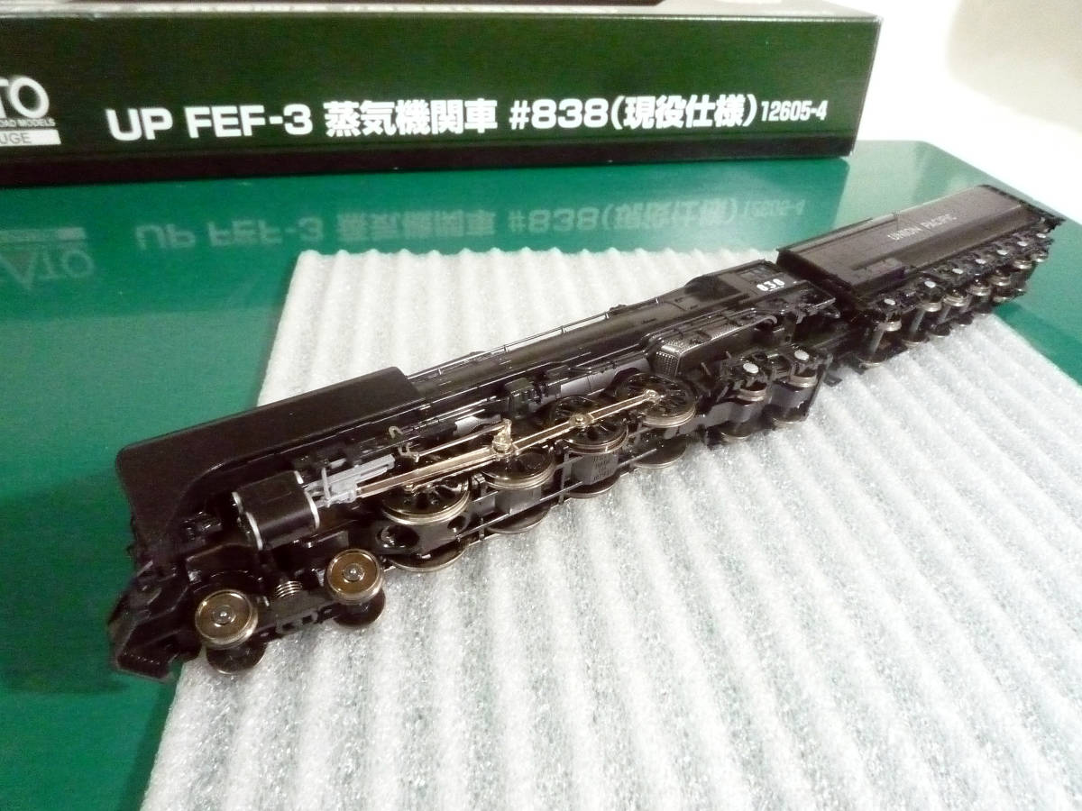 □N-「UP FEF－3 #838(現役仕様) 蒸気機関車」KATO製 FEF-3 UP #