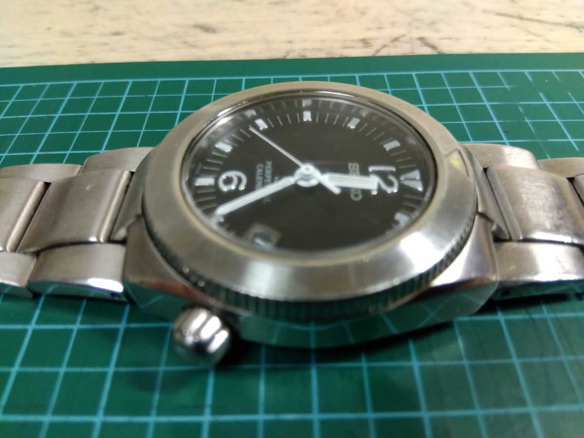 933 SEIKO セイコー SUS 8F32-0210 パーペチュアルカレンダー 