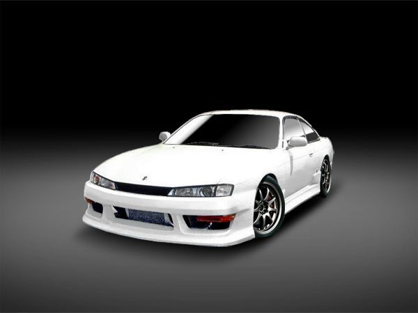 S14 シルビア 後期 フロントバンパースポイラー 風 Rasty シルビア S14