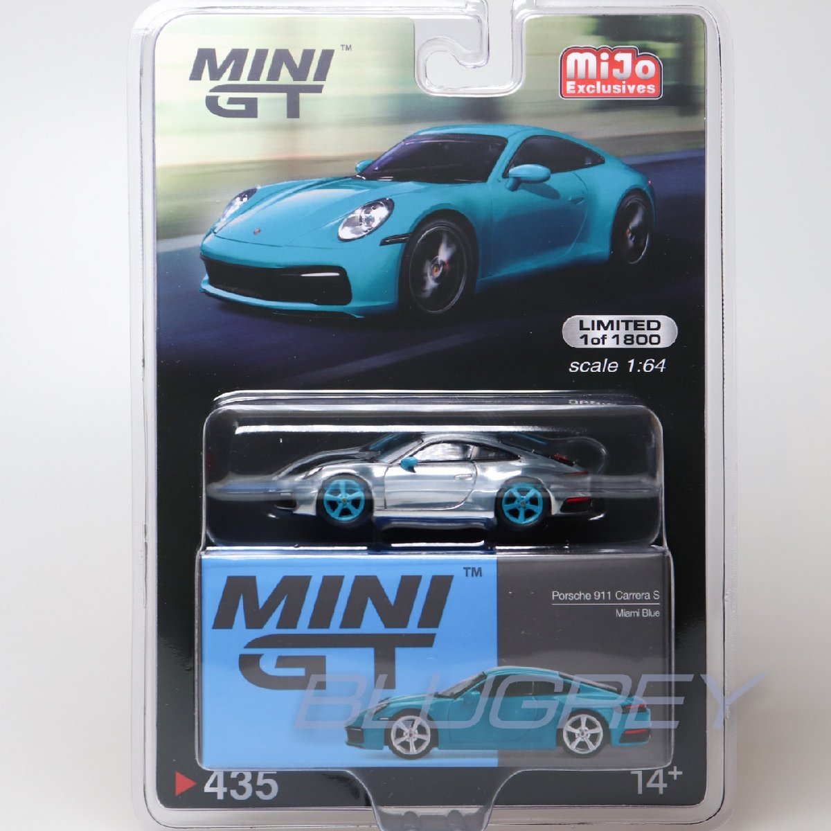 レア！チェイス】MINI GT 1/64 ポルシェ 911 (992) カレラ S マイアミ