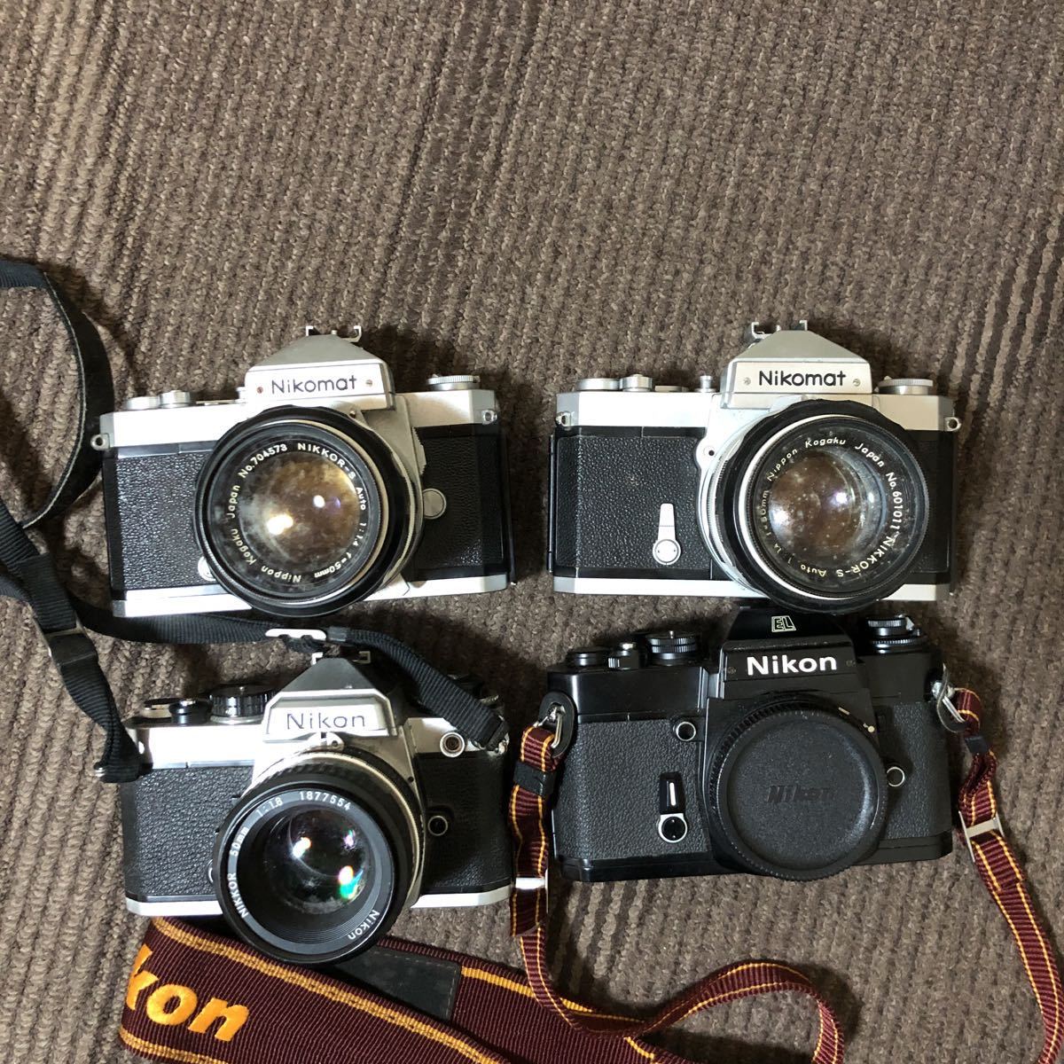 Nikon ニコン Nikomat FT FE EL2 一眼レフ フィルムカメラ フィルム