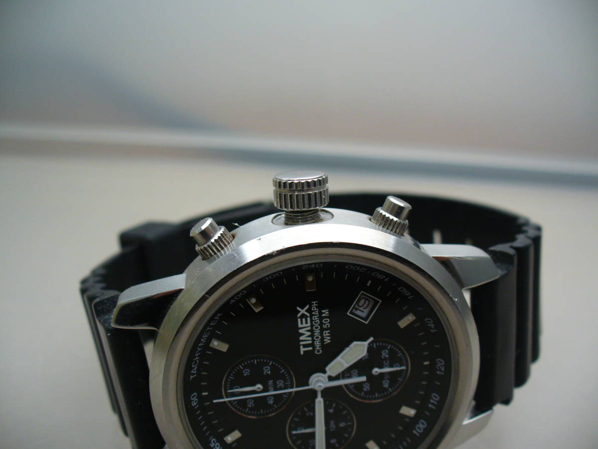 ◇TIMEX クロノグラフ WR50M メンズ クオーツ 説明必読 送料込み 