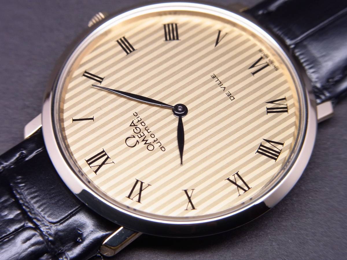 オメガ デビル Cal.711 OMEGA ローマンインデックス 1973年製 薄型 