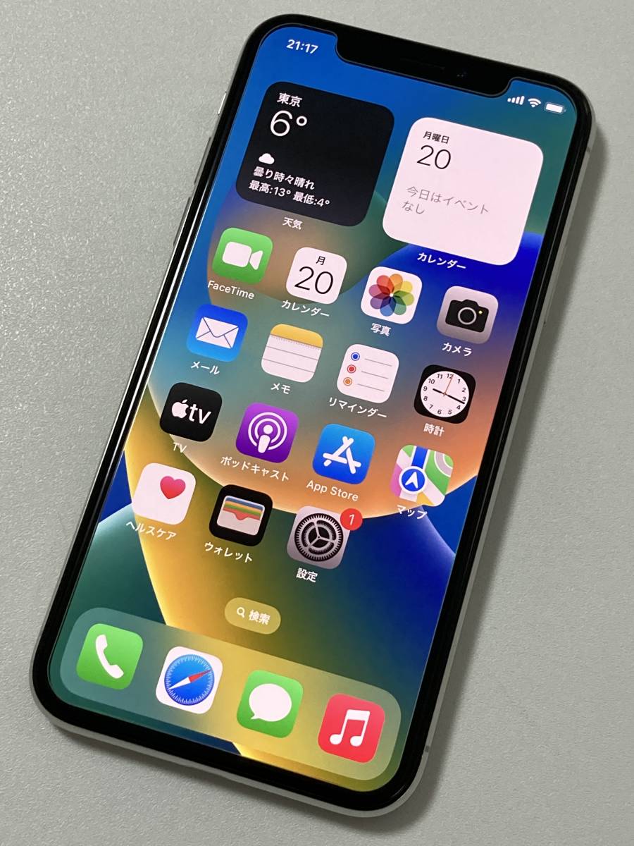 64GB iPhoneX SIMフリー X シルバー Silver iPhone Apple 国内版