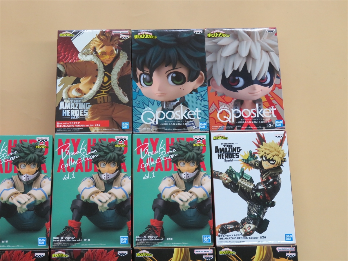 プライズ ヒロアカ フィギュア 合計25体 セット 重複あり 緑谷出久/爆  