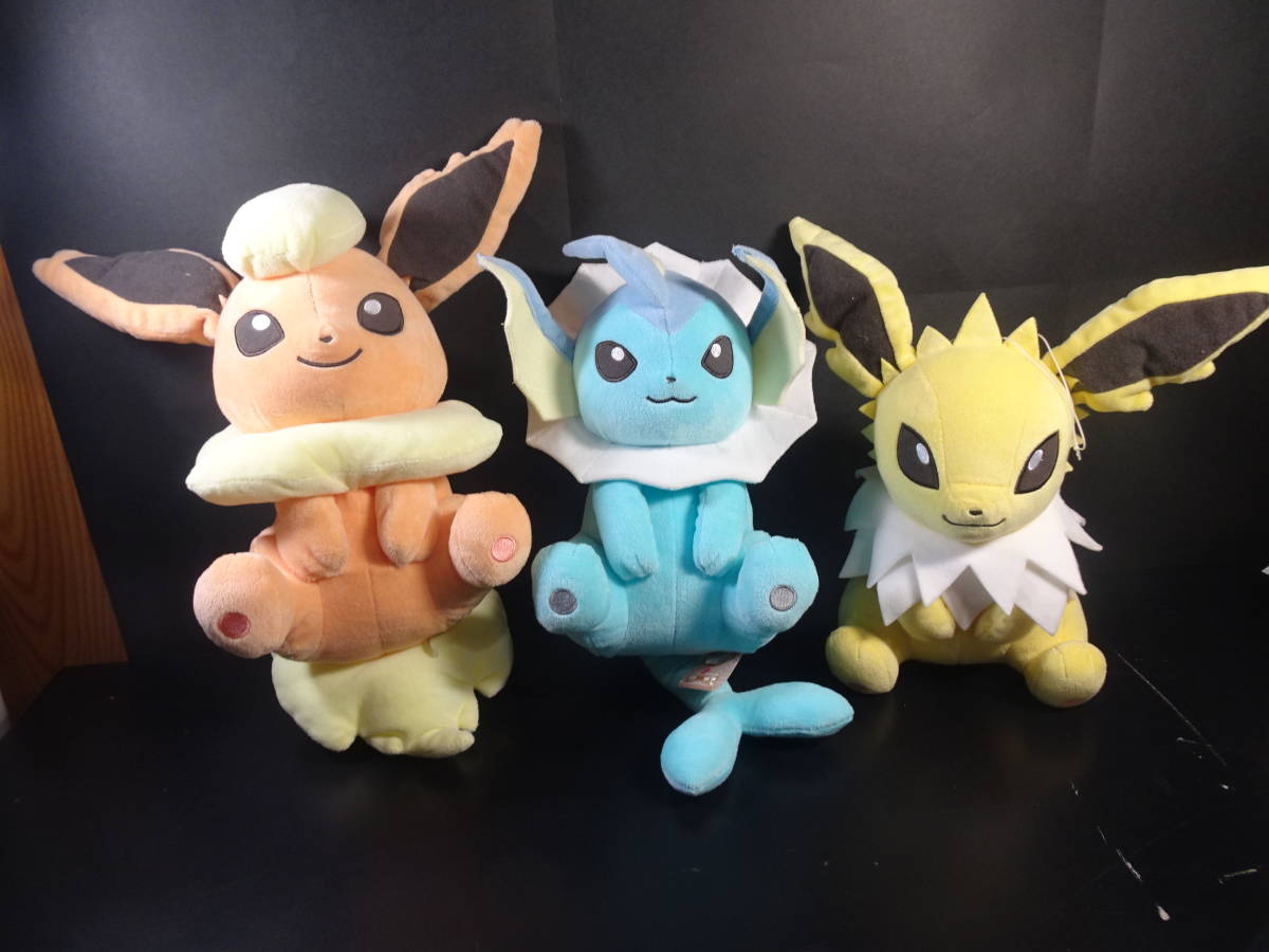 ポケモン イーブイ ピカチュウ 進化系 ぬいぐるみ 10点セット タグ付き 