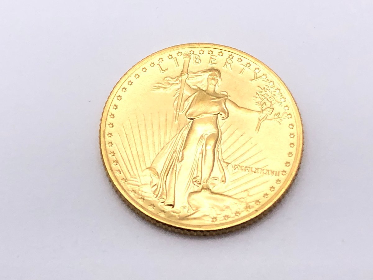 Yahoo!オークション ◇ 美品 アメリカ イーグル金貨 1/10oz 自由の女神 約3.4g