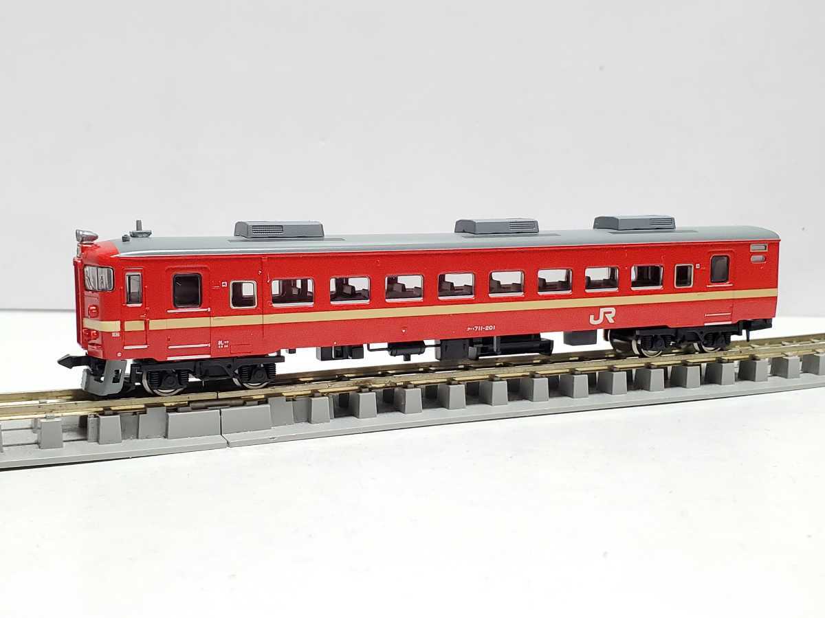 クハ711-201 単品 JR北海道 711系 100番台200番台 新塗装 冷房改造 