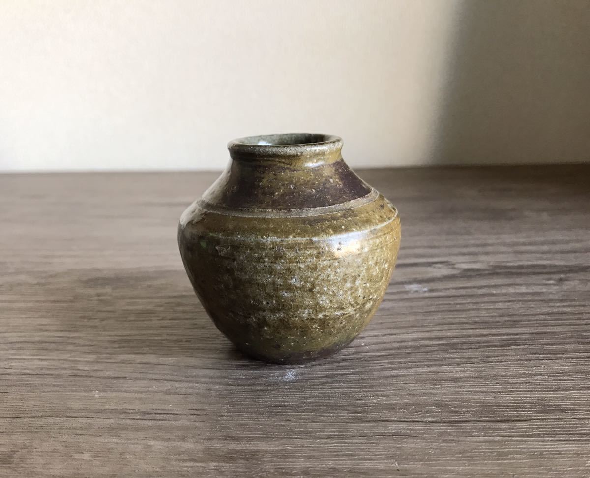 唐津焼 壺 花瓶 詳細不明 初出し（検 西岡小十 吉野靖義 吉野魁 櫨ノ谷 