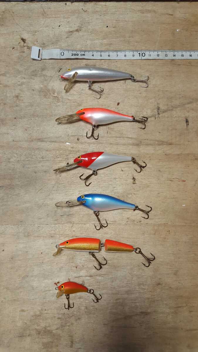 Z29 RAPALA ラパラ ルアー カウントダウン CDJ-9等 6個セット 釣具 全国送料一律370円