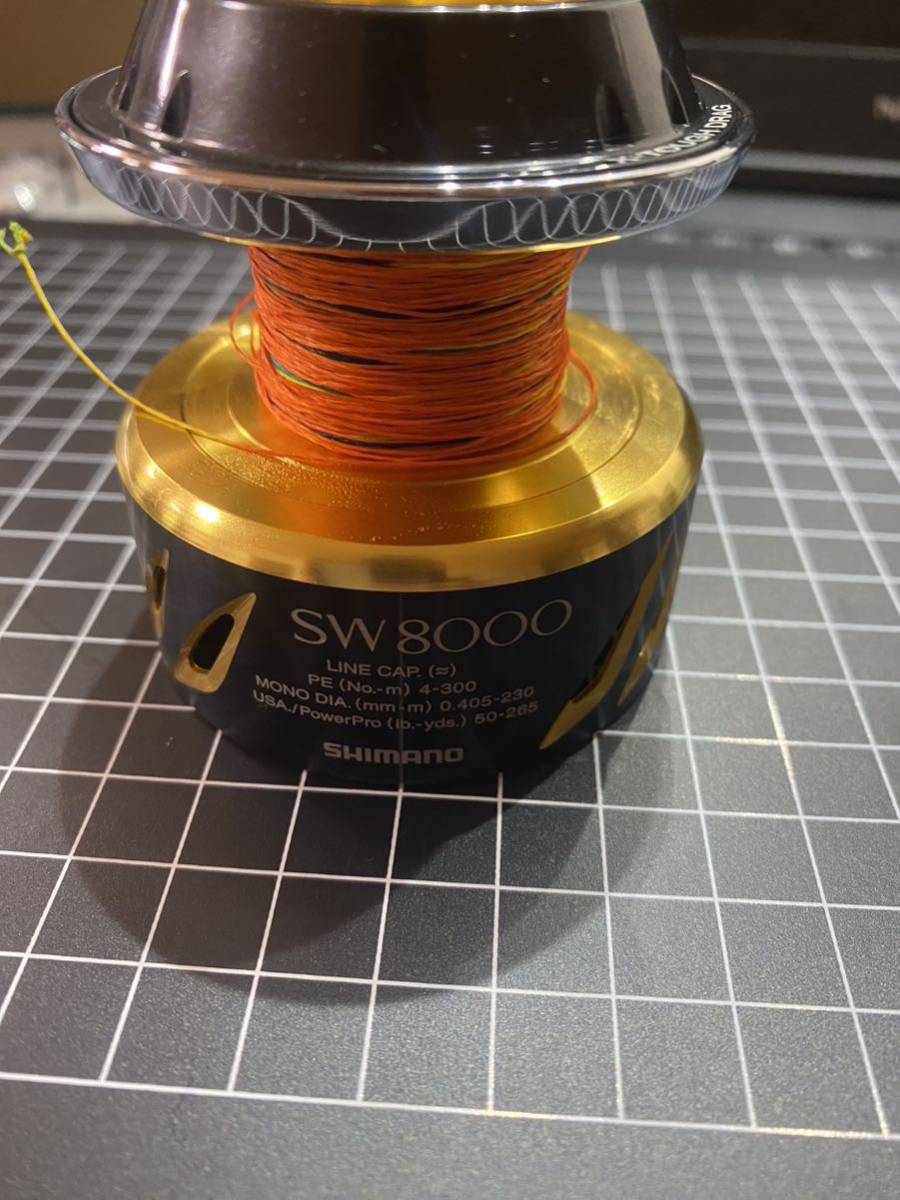 SHIMANO SW 8000 スプール ドラグノブセット スプール ツインパワーsw