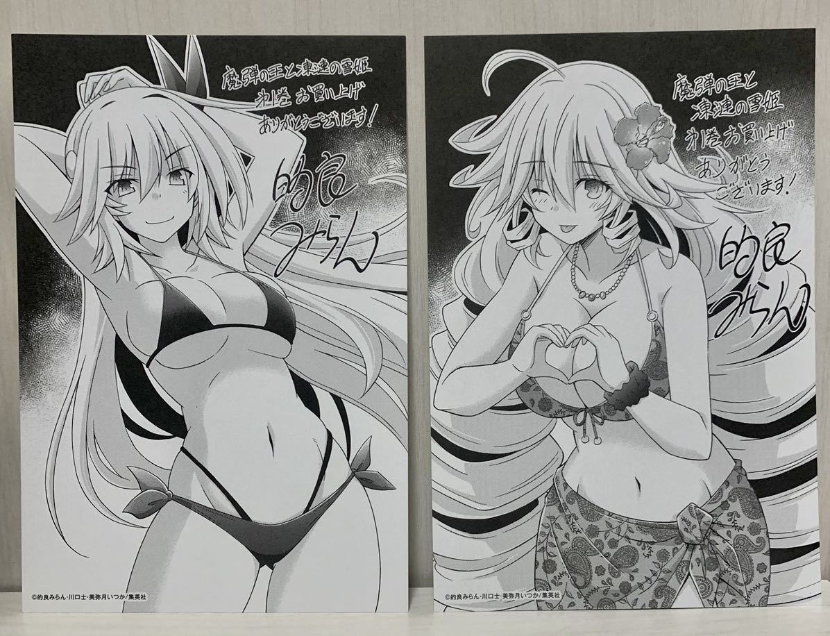 魔弾の王と凍漣の雪姫 特典ペーパー 2種(川口士 a18 魔弾の王と戦姫