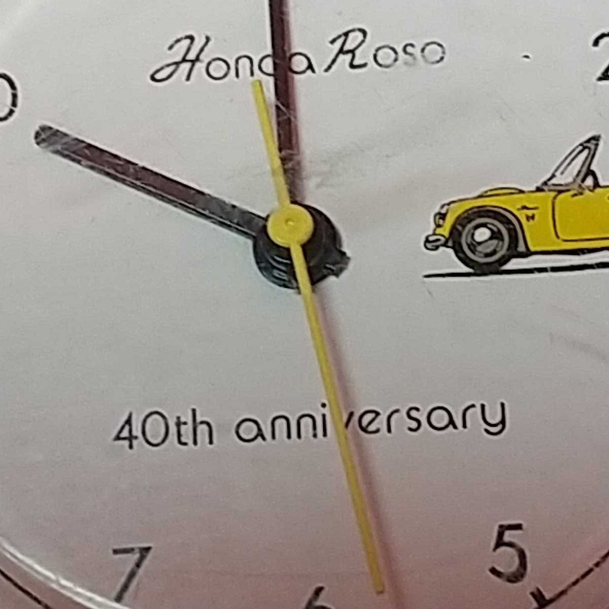 ホンダ ロッソ HONDA ROSO 40周年記念腕時計 ラバー クォーツ 腕周り 