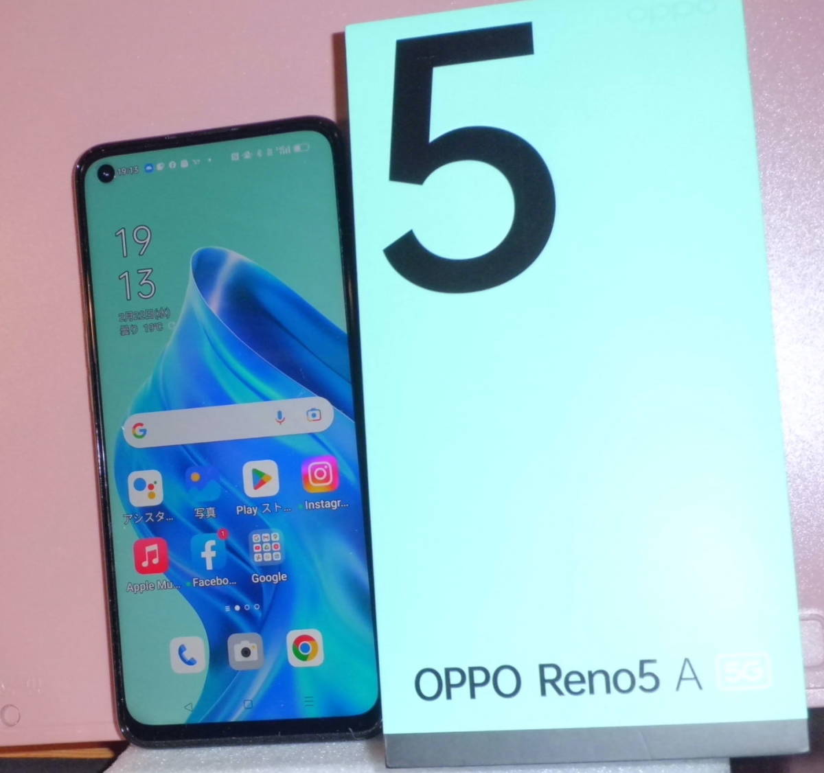 OPPO Reno 5A Y!mobile版 アイスブルー SIMフリー 【公式通販】