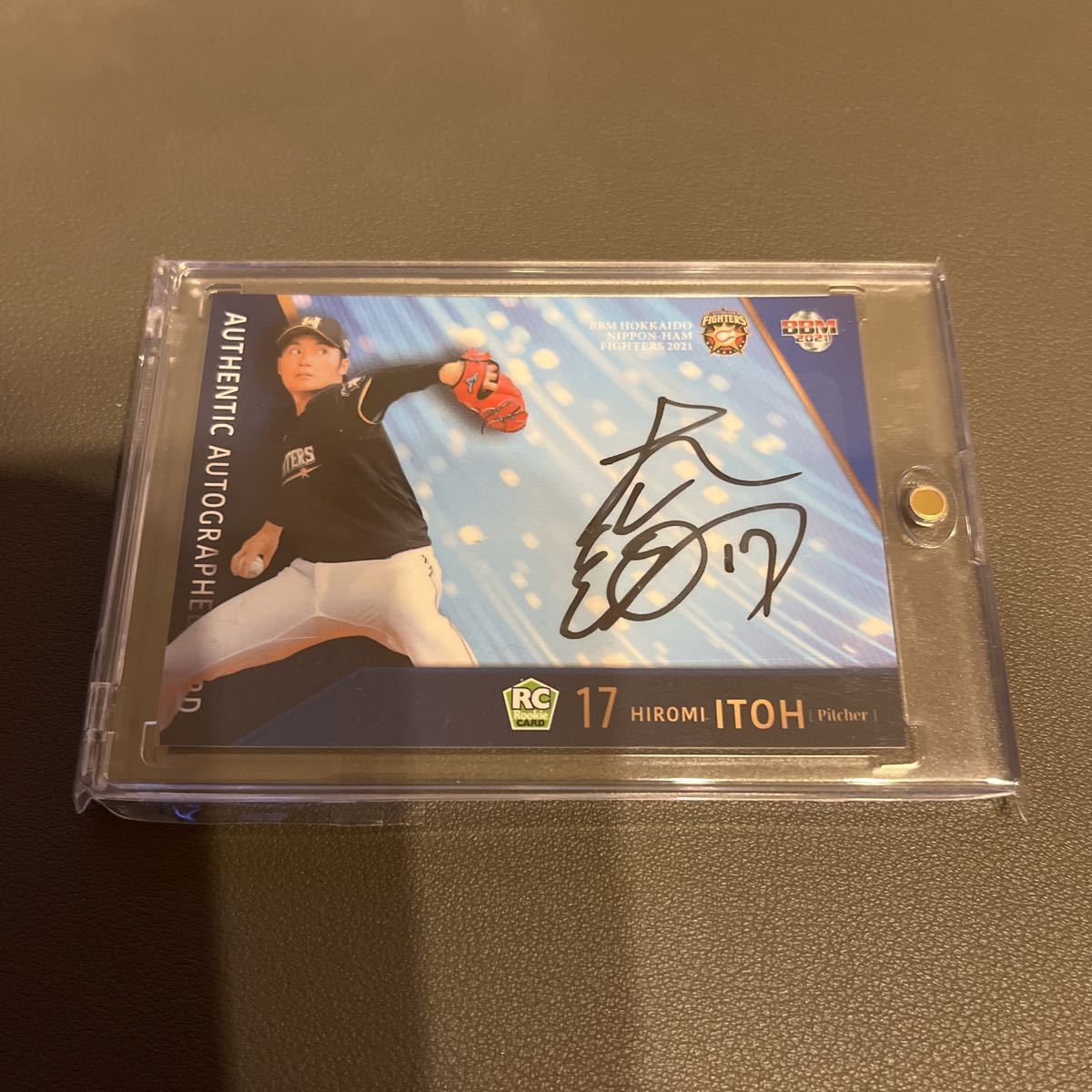 伊藤大海】BBM 2021 北海道日本ハムファイターズ TE 直筆サインカード