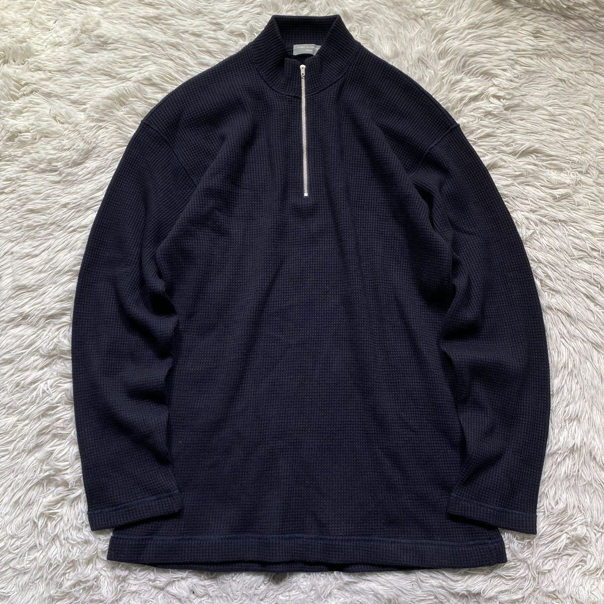 メンズ comme de garcons homme ハーフジップニット 田中オム